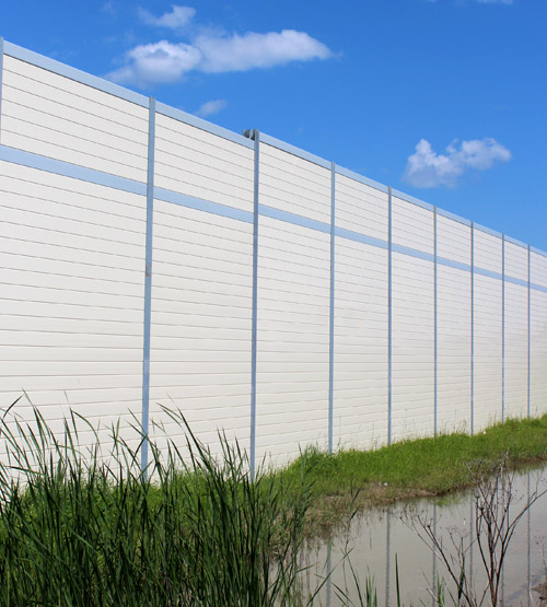 PVC noise barriers - Panacor Pvc18